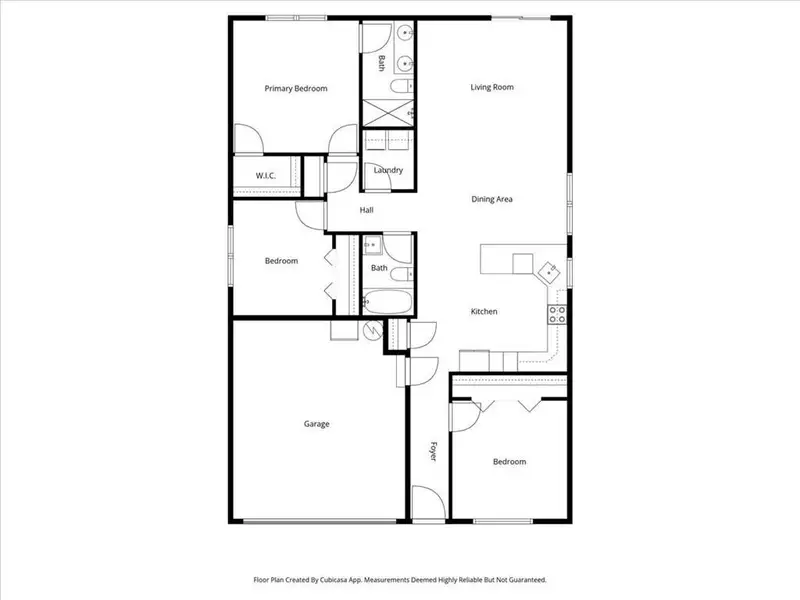 2D floor plan layout of this home in , Rome, GA (Image 3).