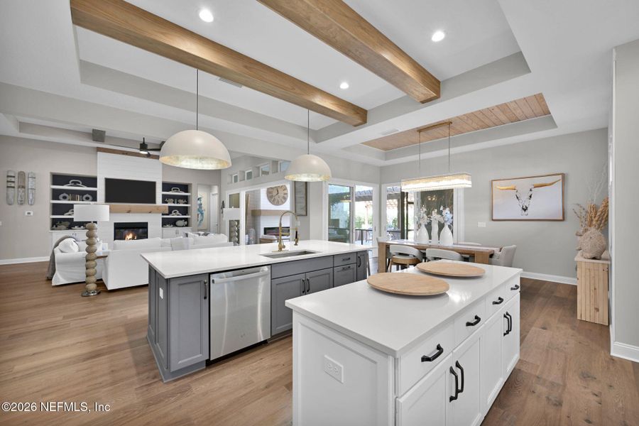 Furnished interior view inside a new home in Palmetto Cove, Ponte Vedra (Image 42).
