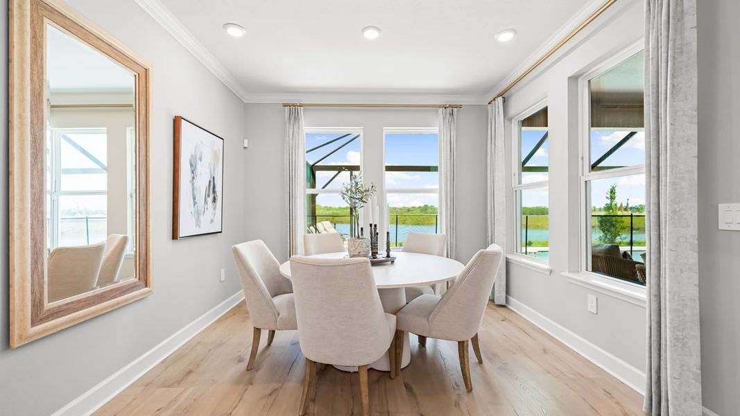 Furnished interior view inside a new home in Windward Preserve, Cocoa (Image 13).