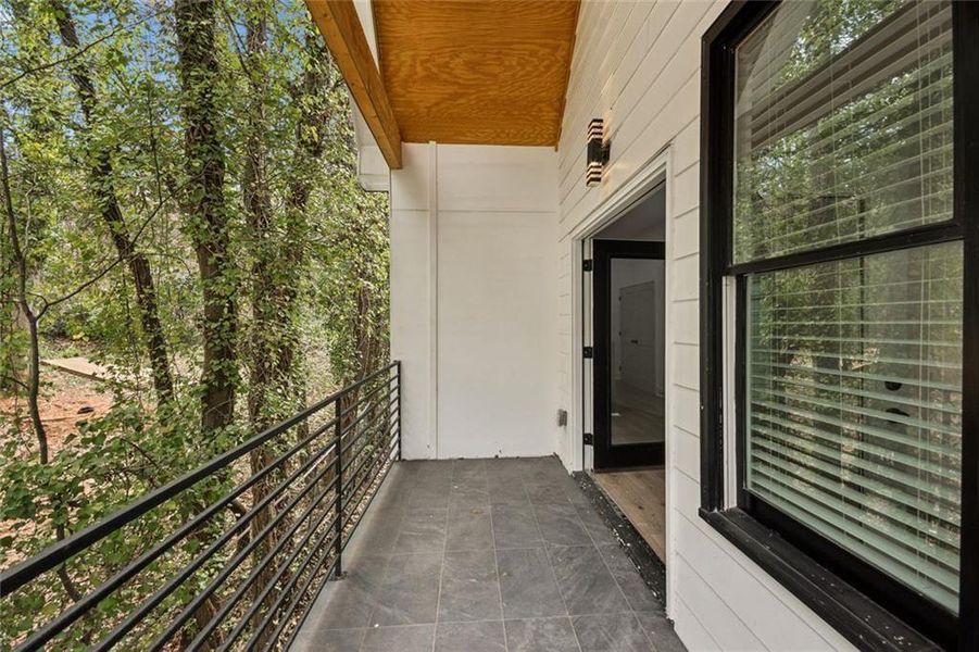 Exterior details and patio area of a home in , Atlanta (Image 24).