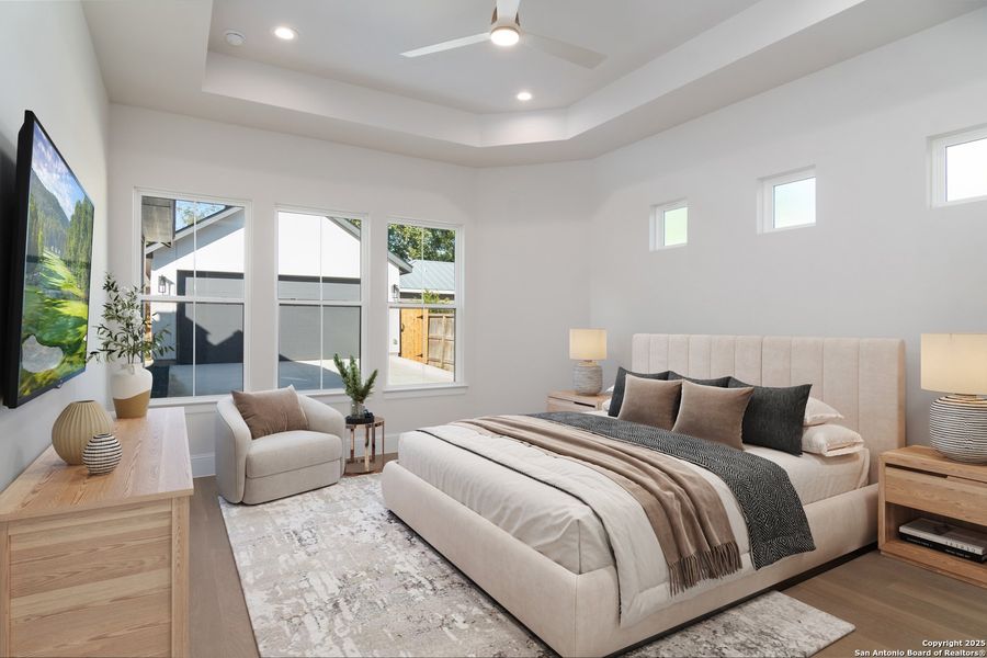 Furnished interior view inside a new home in , San Antonio (Image 7).