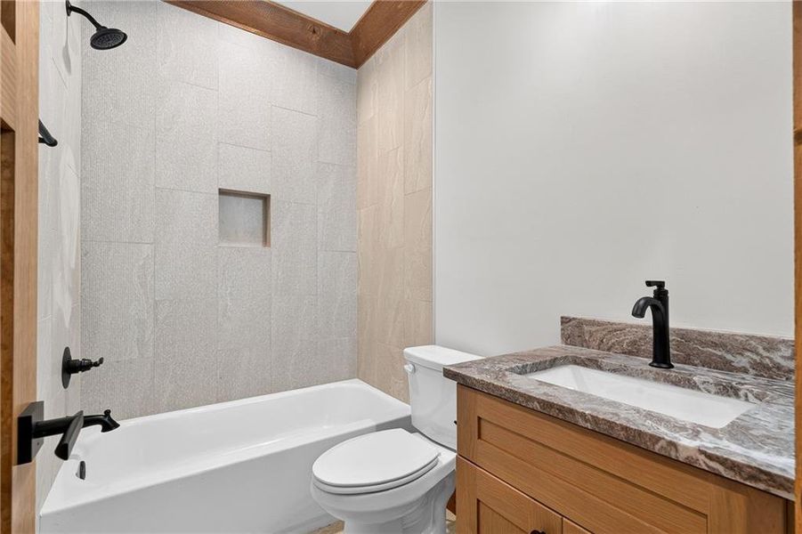 Furnished interior view inside a new home in , Talking Rock (Image 6). Furnished interior view inside a new home in , Talking Rock (Image 6).