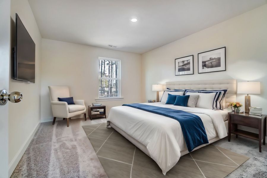 Catawba Virtually Staged Bedroom