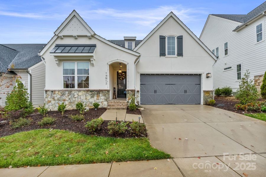 Exterior details and patio area of a home in , Huntersville (Image 20).
