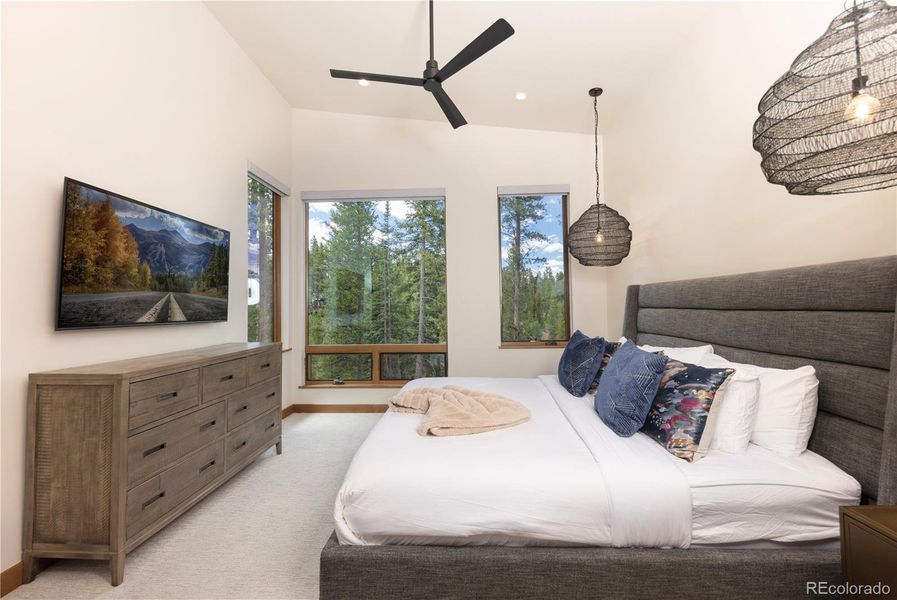 Furnished interior view inside a new home in , Breckenridge (Image 10).