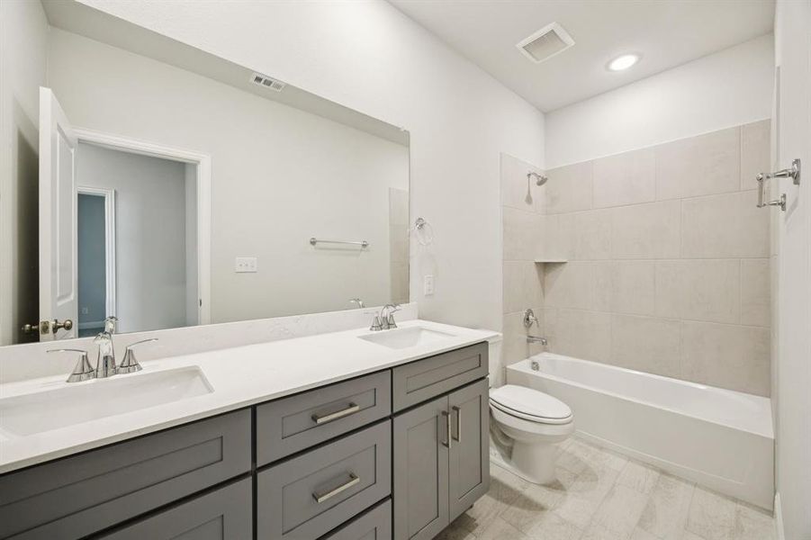 Furnished interior view inside a new home in Santorini, Seagoville (Image 6).
