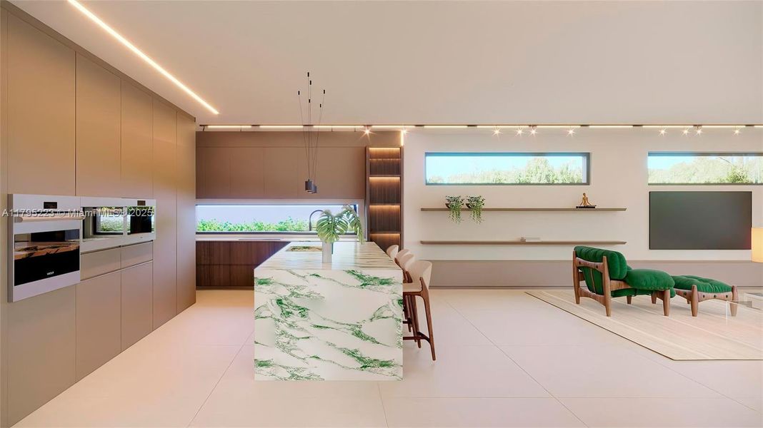 Furnished interior view inside a new home in , Miami (Image 26). Furnished interior view inside a new home in , Miami (Image 26).