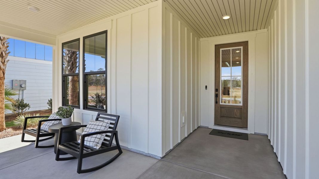Representative exterior details of a home built from the Mystique by Del Webb in Del Webb Point Hope, Charleston (Image 20).