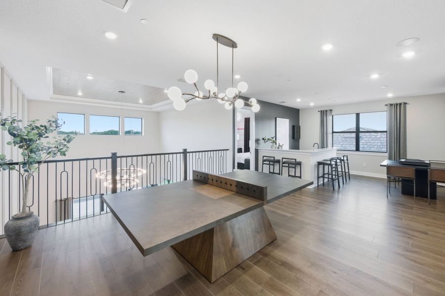 Representative furnished interior of a home built from the Livingston II by Pulte Homes in Marigold, Davie (Image 29).