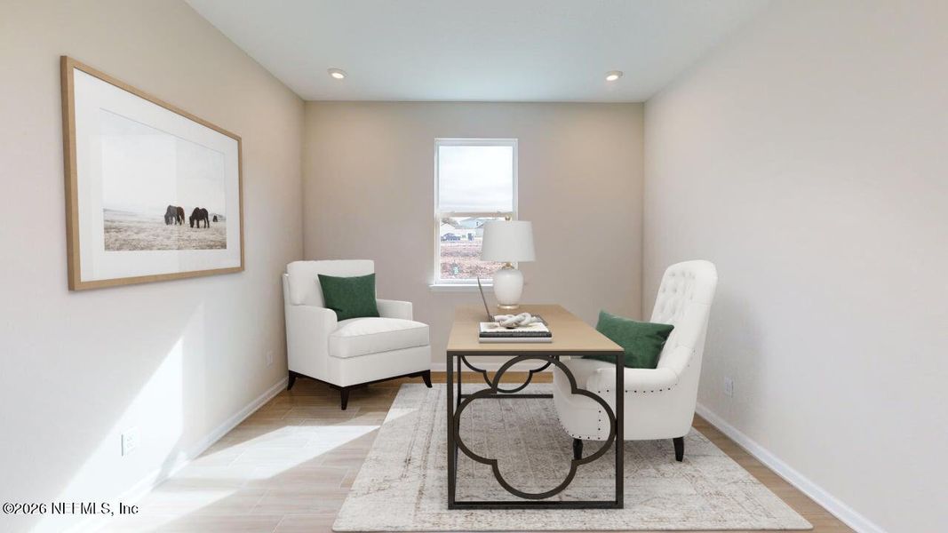 Furnished interior view inside a new home in Lakes at Bella Lago, Green Cove Springs (Image 10).