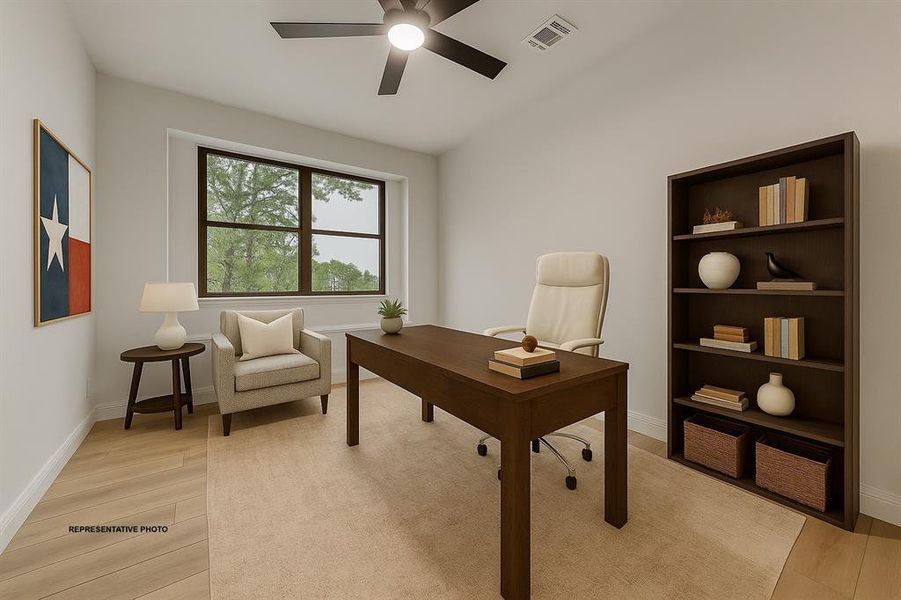 Furnished interior view inside a new home in , Boyd (Image 15).