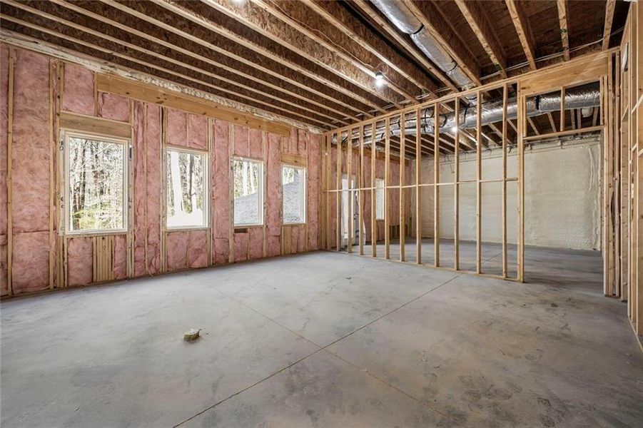 In-progress construction of a new home in , Acworth, GA (Image 25).