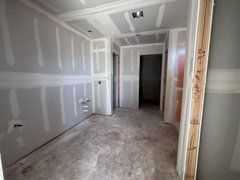 In-progress construction of a new home in The Colony 45s, Bastrop, TX (Image 15).