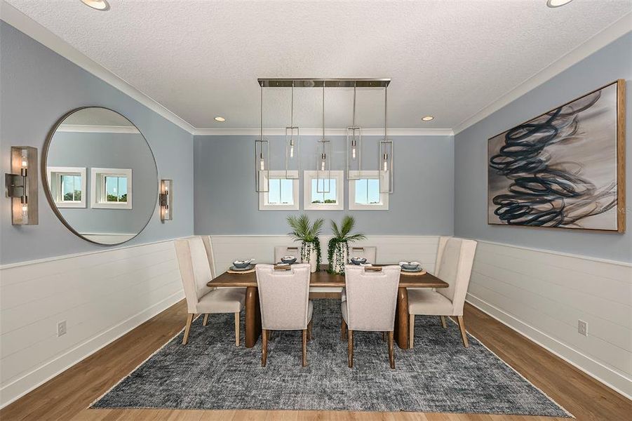 Furnished interior view inside a new home in , Lakewood Ranch (Image 8). Furnished interior view inside a new home in , Lakewood Ranch (Image 8).