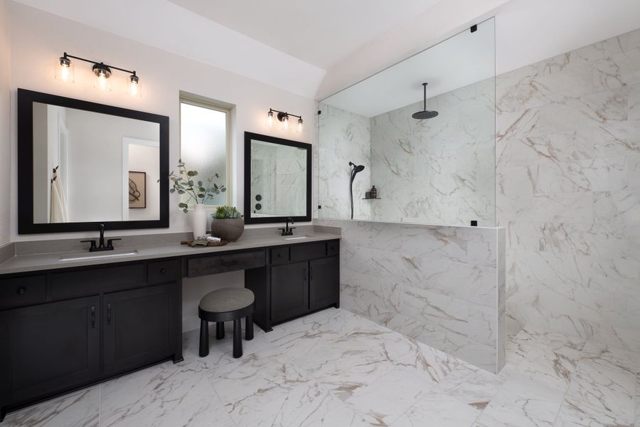 Representative furnished interior of a home built from the Logan by Tri Pointe Homes in LaPrelle, Haslet (Image 8).