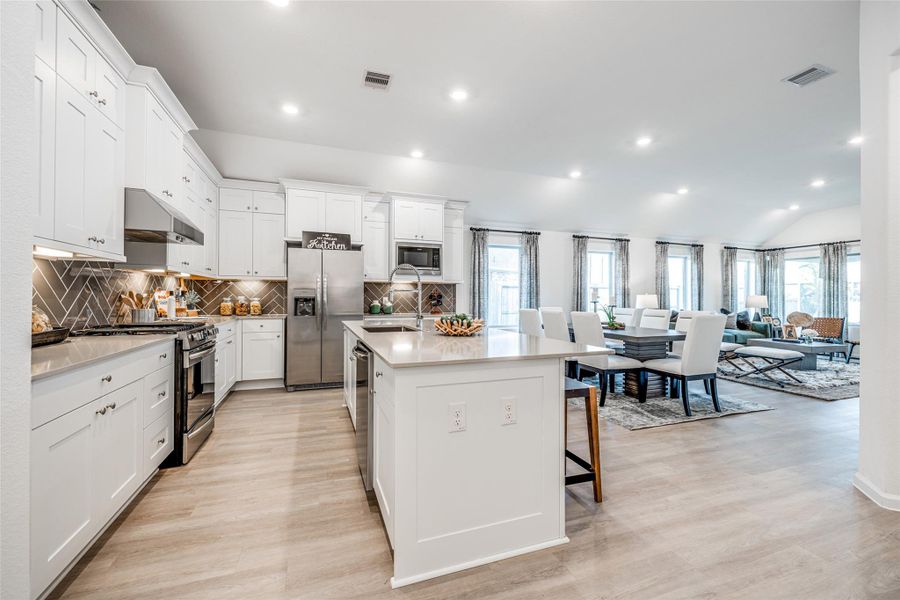 Furnished interior view inside a new home in Anniston, Katy (Image 13).