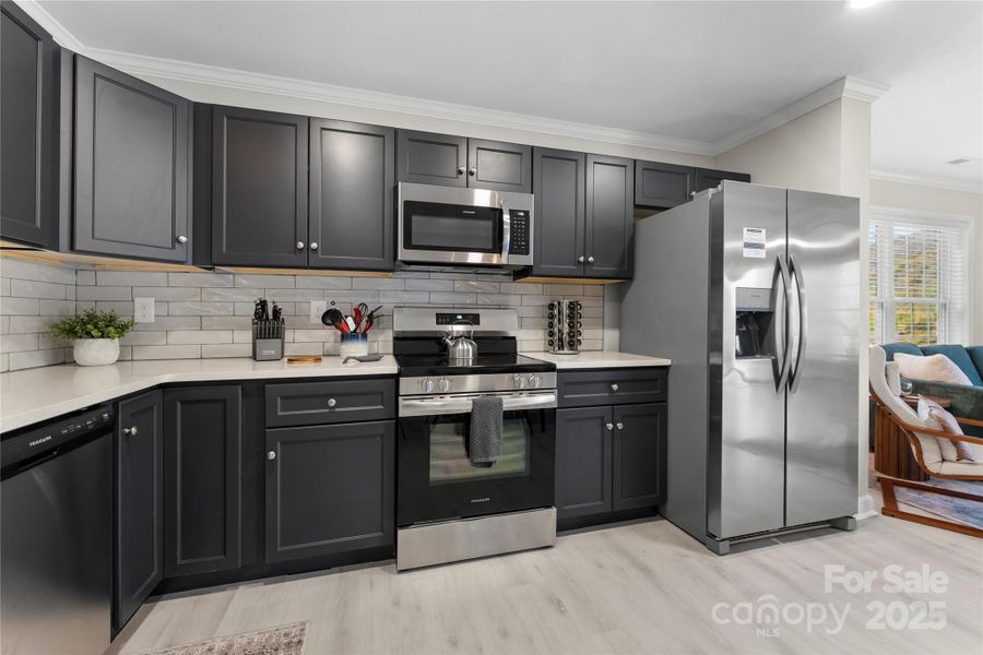 Furnished interior view inside a new home in , Maggie Valley (Image 15).