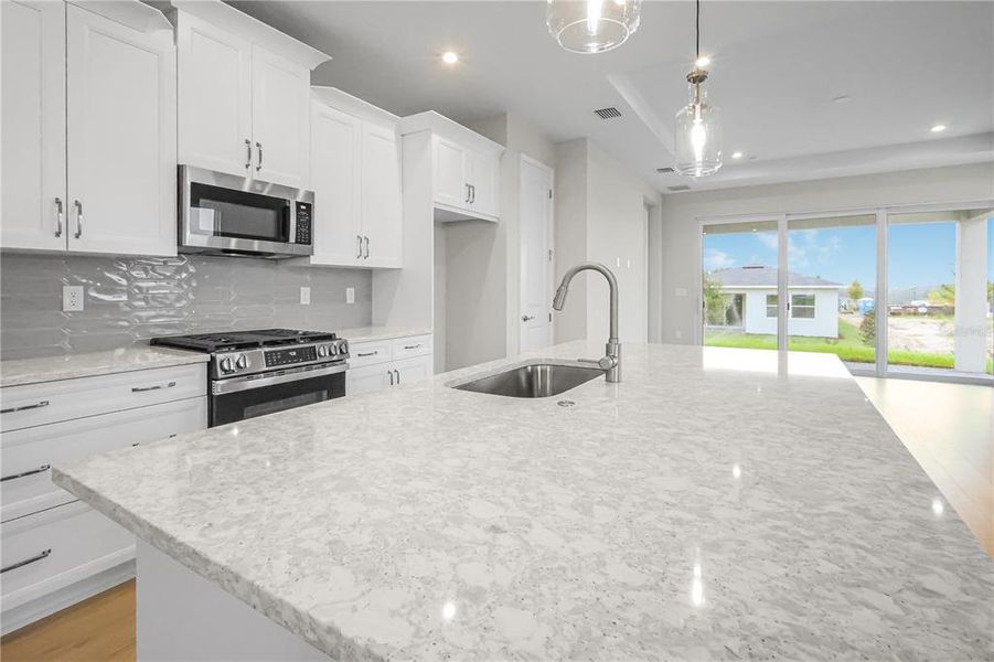 Furnished interior view inside a new home in Cresswind at Hammock Oaks, Lady Lake (Image 12).