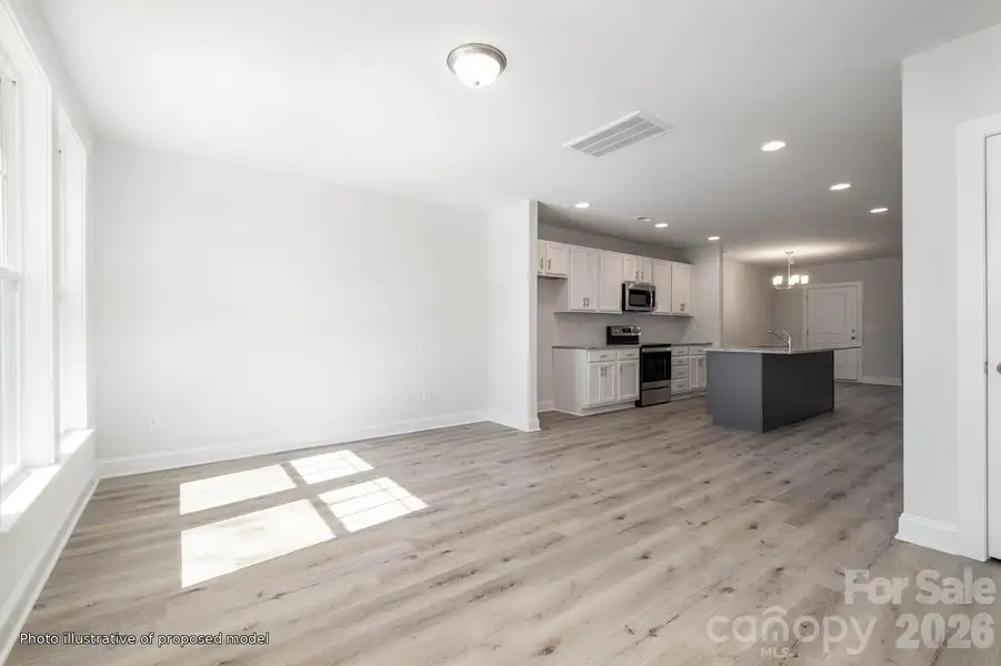 Spacious, unfurnished interior of a new home in , Charlotte (Image 9).