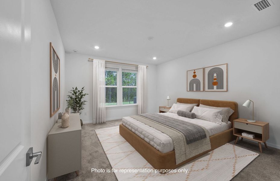 Furnished interior view inside a new home in Hyland Trail, Green Cove Springs (Image 15).