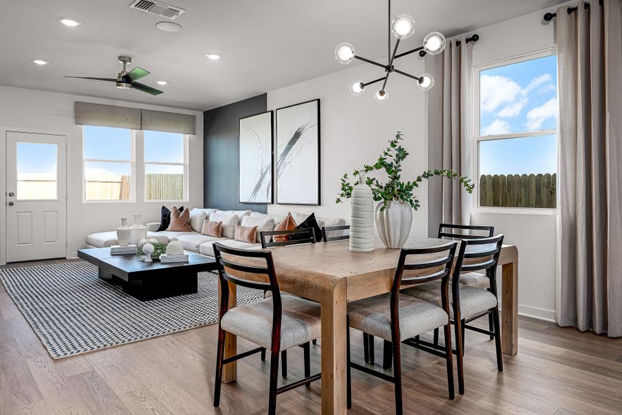 Representative furnished interior of a home built from the Eastgate by Centex in Vantage, San Marcos (Image 10).
