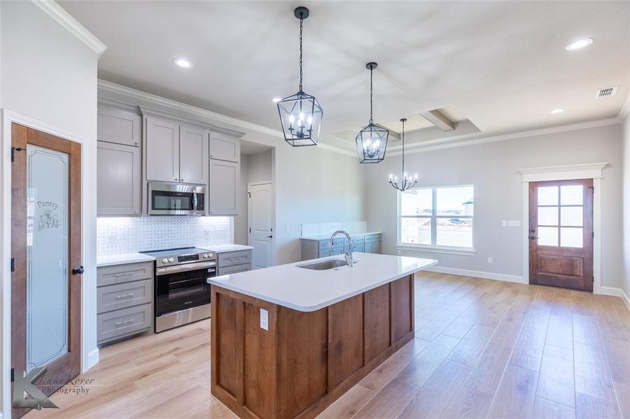 Furnished interior view inside a new home in , Tuscola (Image 6).