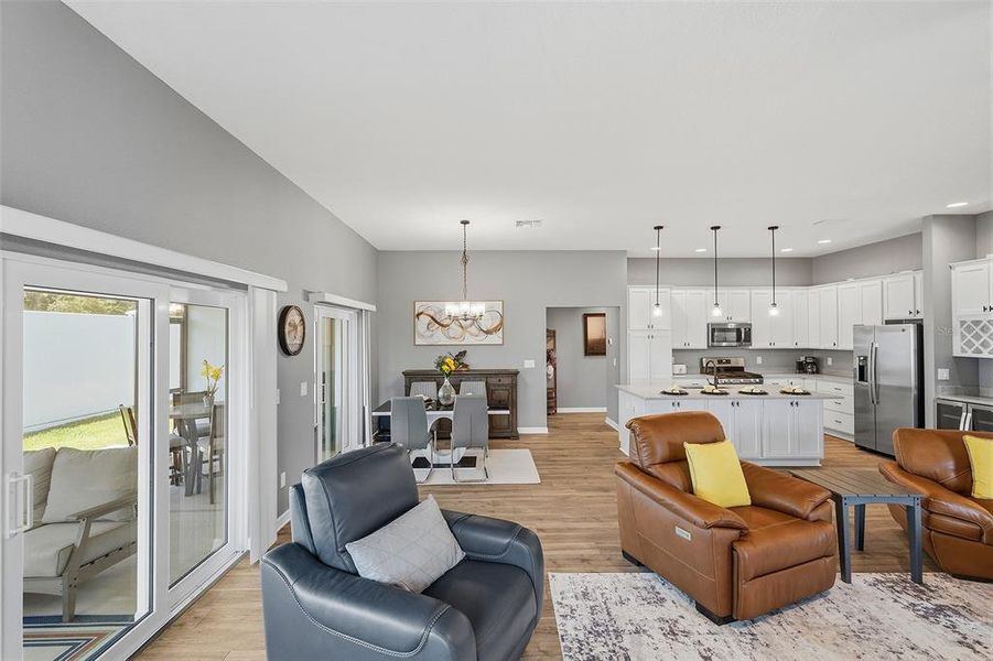 Furnished interior view inside a new home in , The Villages (Image 6).