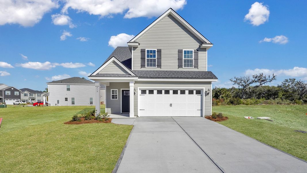 Rose Atoll Elevation A - Front Exterior