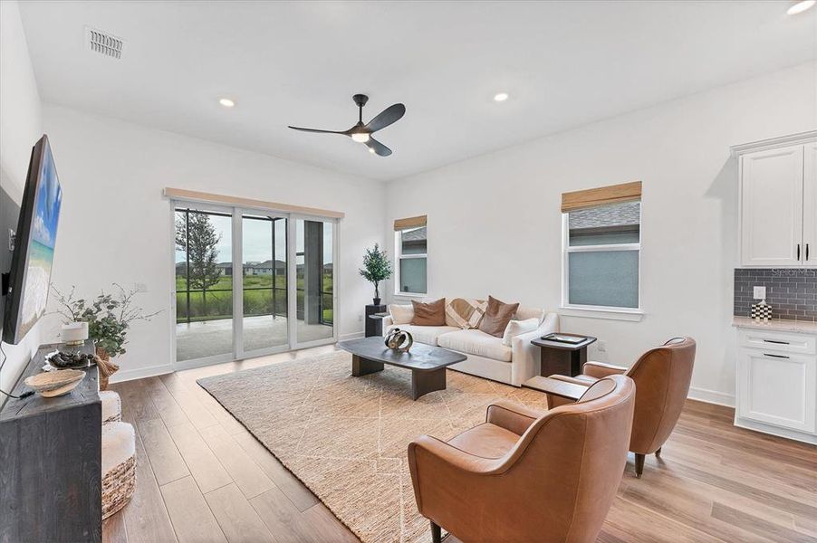 Furnished interior view inside a new home in , Parrish (Image 32).