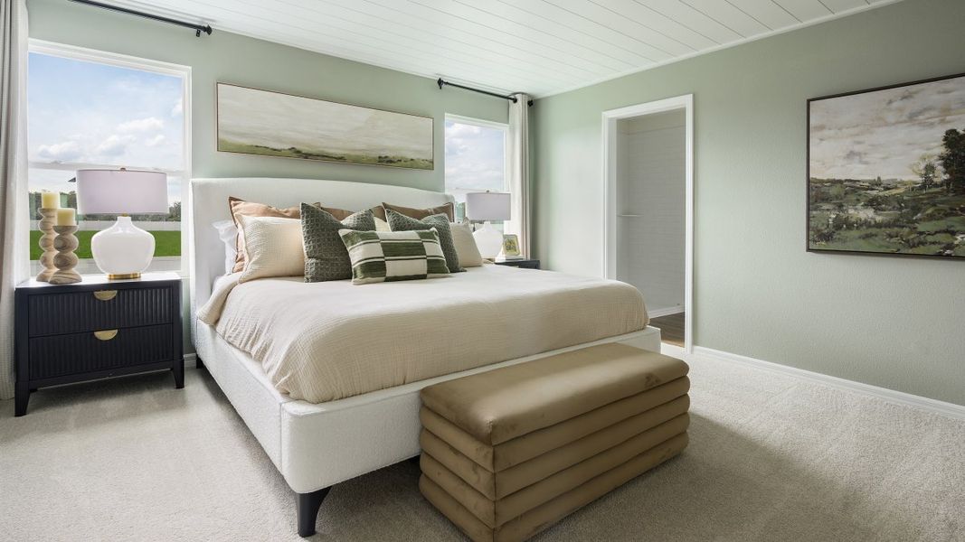 Representative furnished interior of a home built from the Azure by Casa Fresca Homes in Pasadena Woods, Dade City (Image 14).
