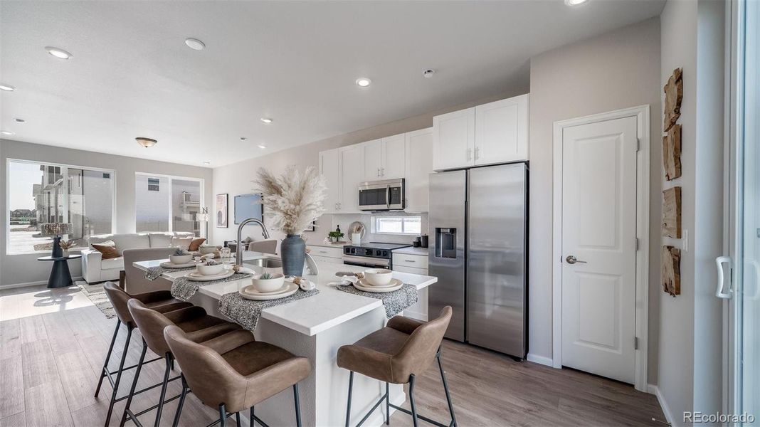 Furnished interior view inside a new home in , Bennett (Image 13).