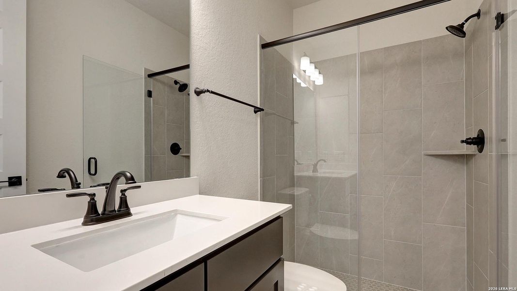 Furnished interior view inside a new home in Kallison Ranch, San Antonio (Image 8).
