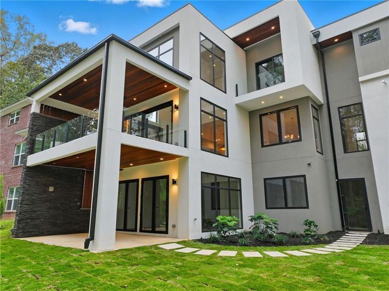 Exterior details and patio area of a home in , Atlanta (Image 36). Exterior details and patio area of a home in , Atlanta (Image 36).