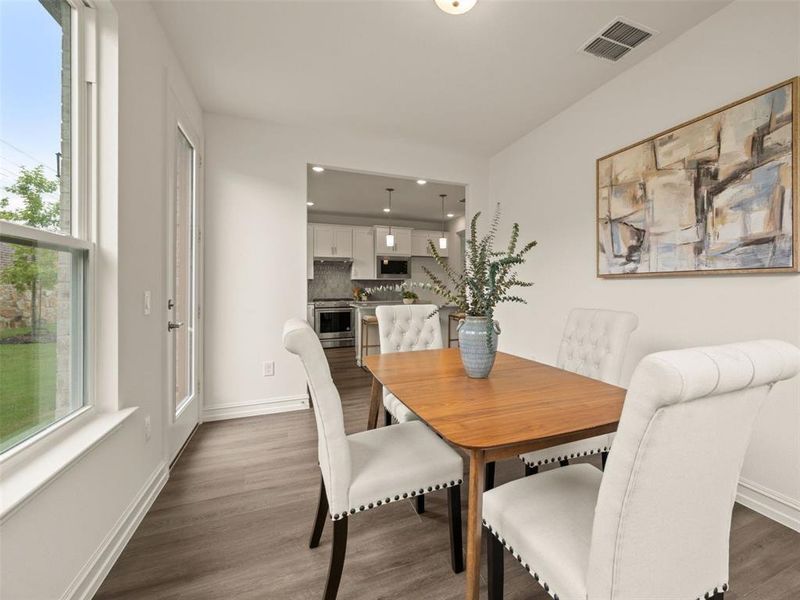 Furnished interior view inside a new home in Del Webb at Legacy Hills, Celina (Image 20). Furnished interior view inside a new home in Del Webb at Legacy Hills, Celina (Image 20).