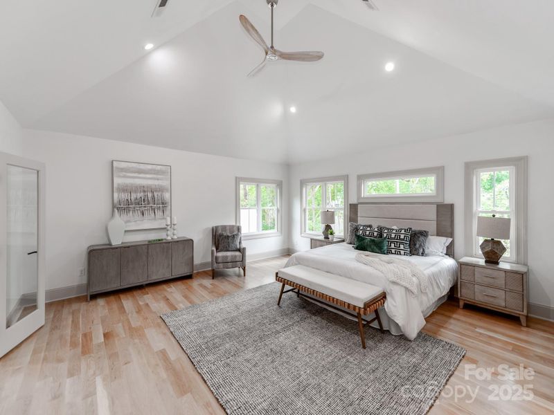 Furnished interior view inside a new home in , Charlotte (Image 37).