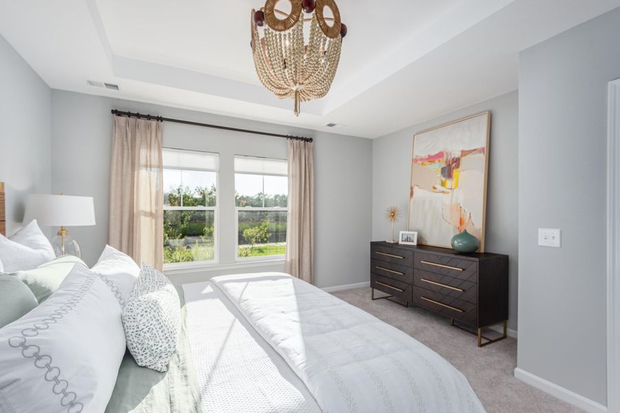 Furnished interior view inside a new home in Sweetgrass at Summers Corner, Summerville (Image 14).
