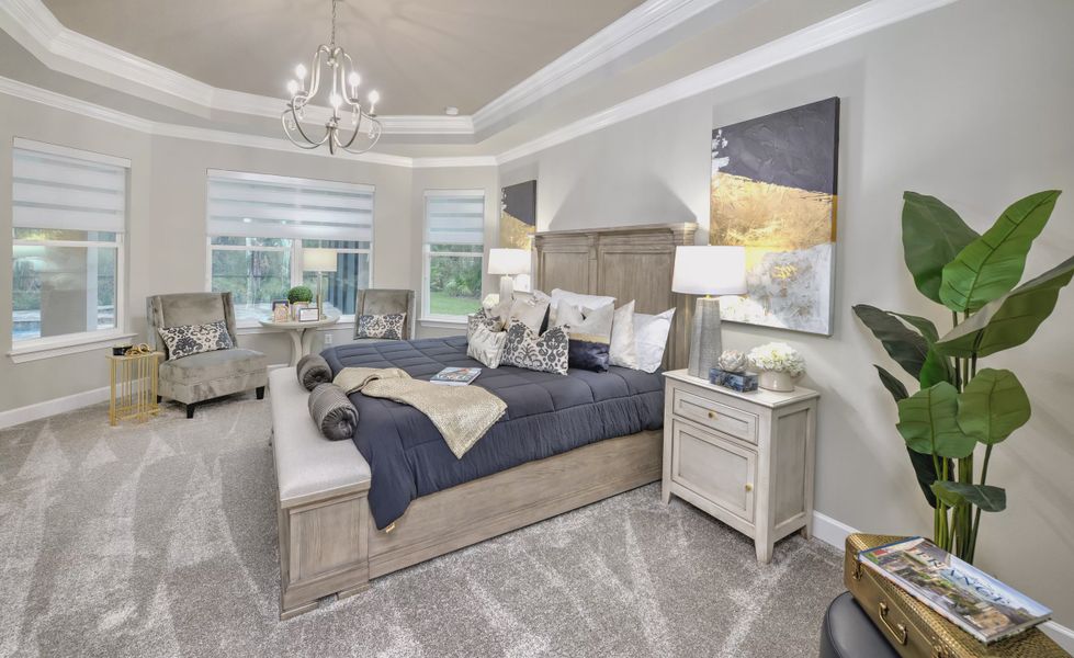 Furnished interior view inside a new home in The Reserve at Plantation Bay, Bunnell (Image 24).