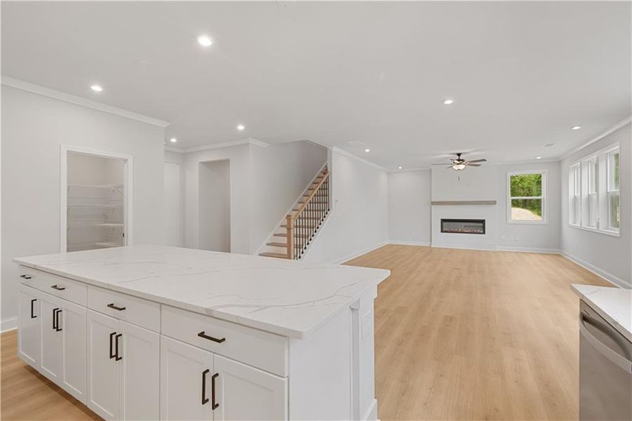 Furnished interior view inside a new home in Tiberon Woods, Cumming (Image 13).