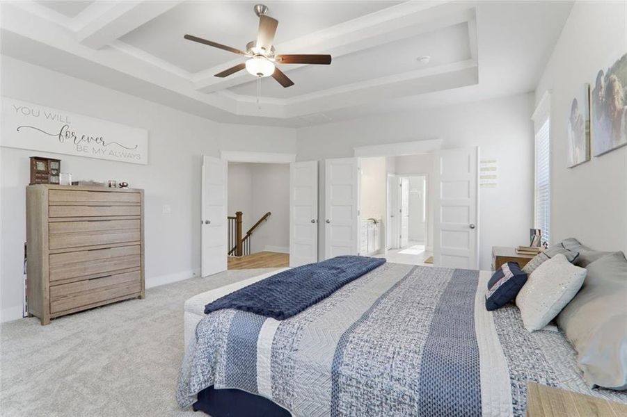 Furnished interior view inside a new home in Rosewood Lake Estates, Hoschton (Image 13). Furnished interior view inside a new home in Rosewood Lake Estates, Hoschton (Image 13).