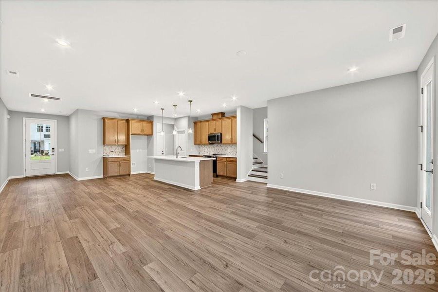 Open concept first floor Open concept first floor