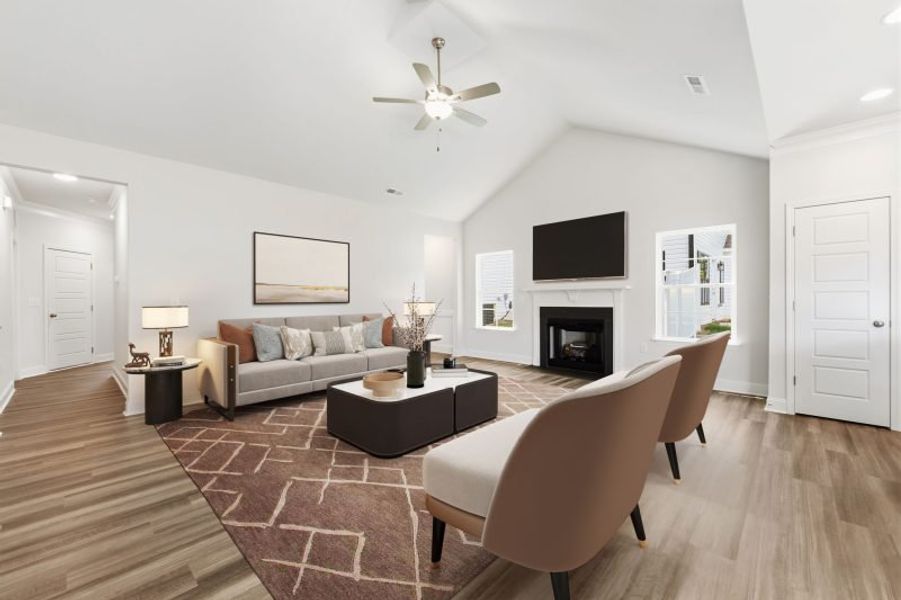 Furnished interior view inside a new home in Sullivans Reserve, Walkertown (Image 5).