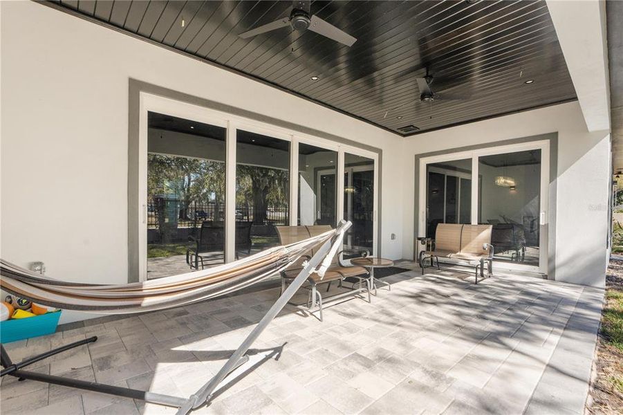 Exterior details and patio area of a home in , Land O' Lakes (Image 31).