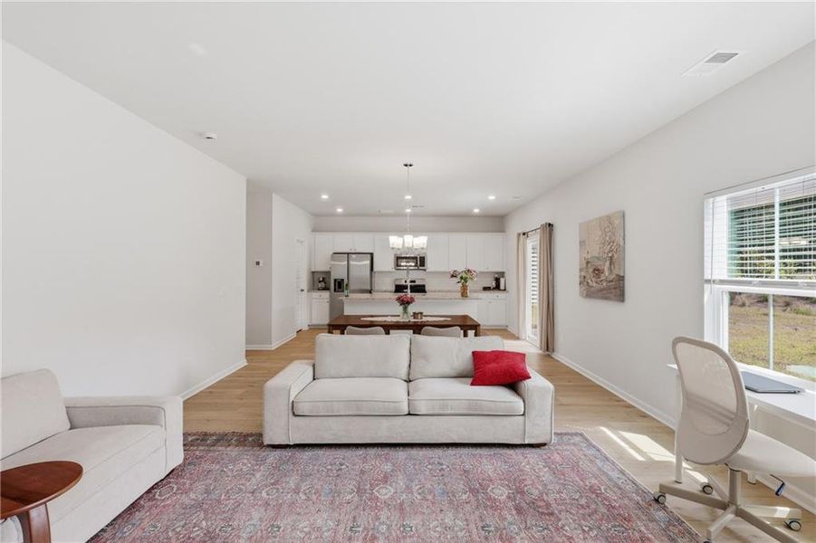 Furnished interior view inside a new home in , Bloomingdale (Image 10).