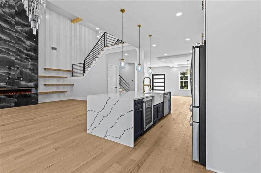 Furnished interior view inside a new home in , Loganville (Image 9).