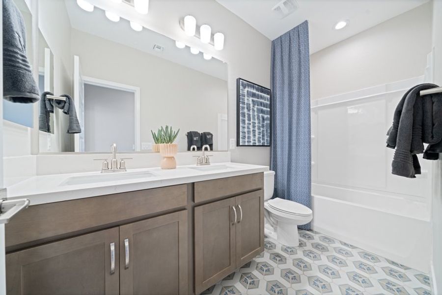 Furnished interior view inside a new home in Combs Ranch, San Tan Valley (Image 12).