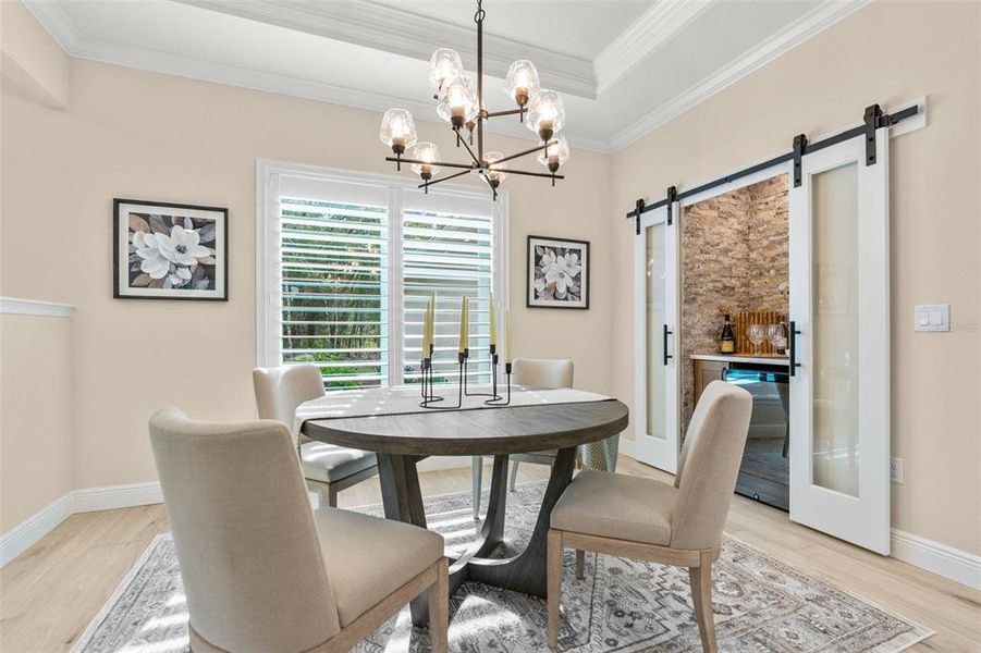 Furnished interior view inside a new home in , Beverly Hills (Image 12).