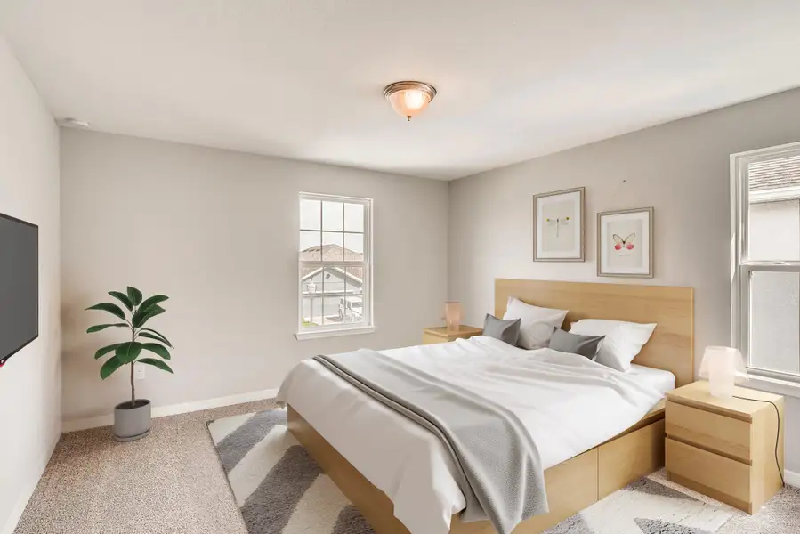 Furnished interior view inside a new home in Acuera Estates, Apopka (Image 9). Furnished interior view inside a new home in Acuera Estates, Apopka (Image 9).