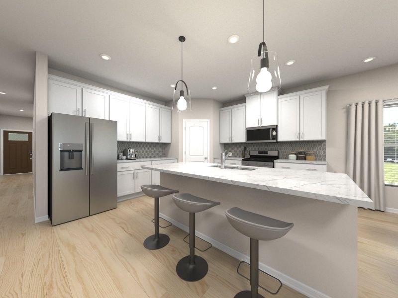 Furnished interior view inside a new home in Briarcreek - Legacy Series, Antioch (Image 3).