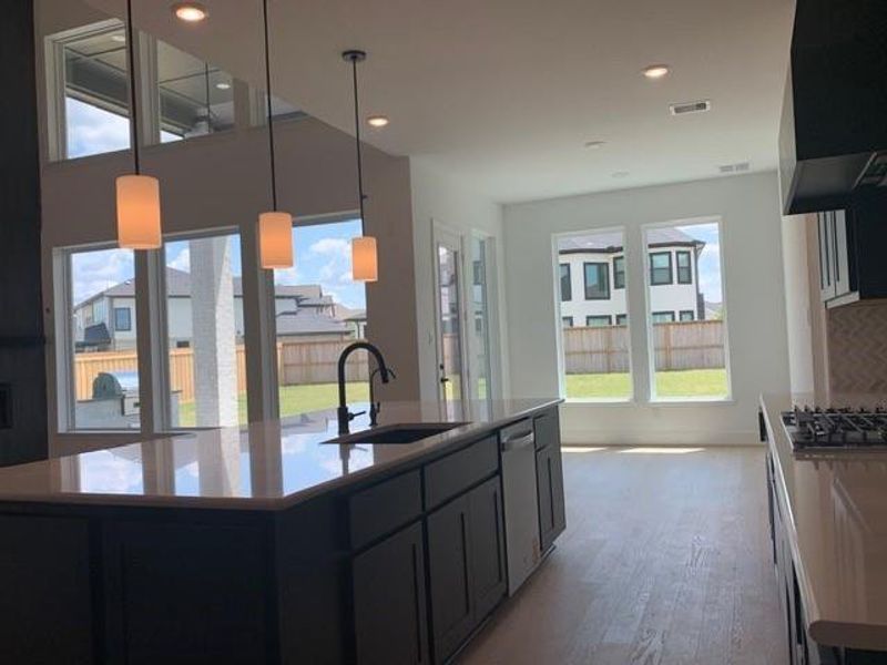 Furnished interior view inside a new home in Dunham Pointe, Cypress (Image 5).