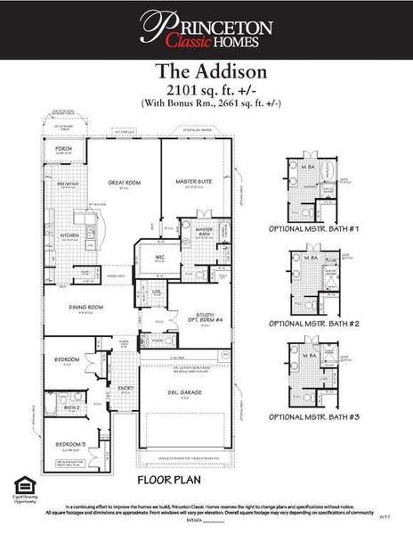 1st Floor Standard with Options